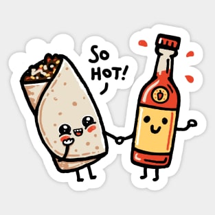 Be my BAErrito Sticker